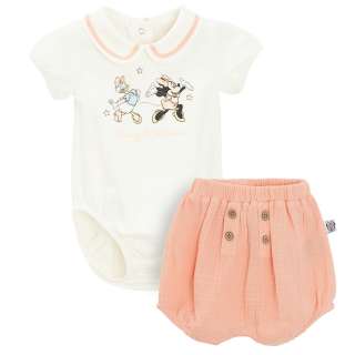 COOL CLUB SET BODI DUG RUKAV, DONJI DEO I TRAKA ZA KOSU DISNEY MINNIE MOUSEMIX