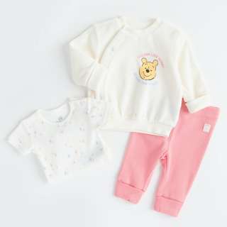 COOL CLUB SET BODI DUG RUKAV, DONJI DEO I TRAKA ZA KOSU DISNEY WINNIE THE POOH M