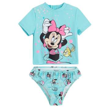 COOL CLUB KUPACI KOSTIM DVODELNI LIGHT TURQUOISE MINNIE MOUSE 