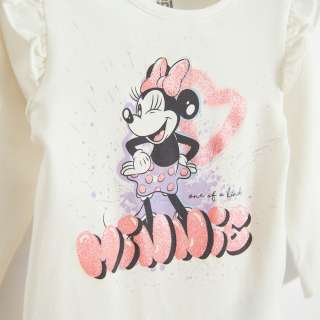 COOL CLUB MINNIE MOUSE BODI DUG RUKAV CREAMY