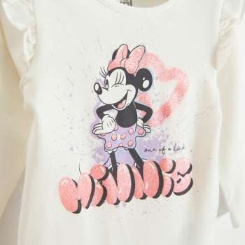 COOL CLUB MINNIE MOUSE BODI DUG RUKAV CREAMY 