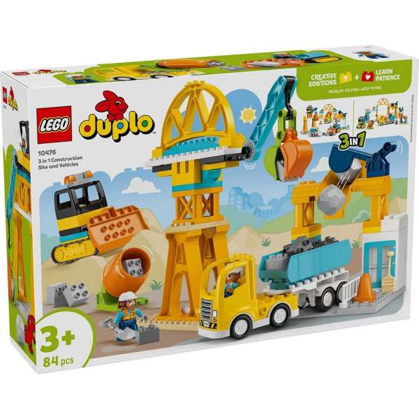 LEGO DUPLO TOWN 3 IN 1 CONSTRUCTION SITE 