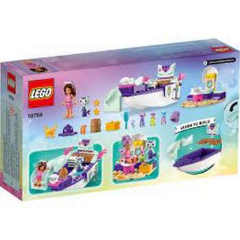 LEGO GABBYS DOLLHOUSE GABBY & MERCAT'S SHIP & SPA 