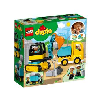 LEGO DUPLO KAMION I BAGER GUSJENICAR 