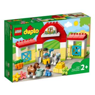 LEGO DUPLO FARM STALA ZA KONJE I BRIGA O PONIJU