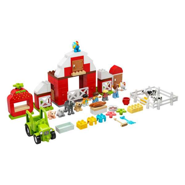 LEGO DUPLO FARM STALA, TRAKTOR I BRIGA O ZIVOTINJAMA 