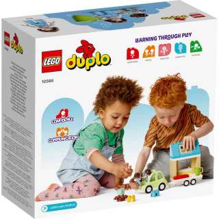 LEGO DUPLO PORODICNA KUCA NA PRIKOLICI 