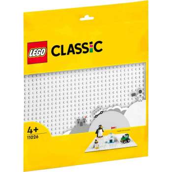 LEGO CLASSIC PLOCA ZA SLAGANJE BIJELA MALA 