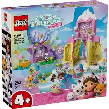 LEGO GABBYS DOLLHOUSE SWEET TREAT MOUNTAIN AND KITTY 