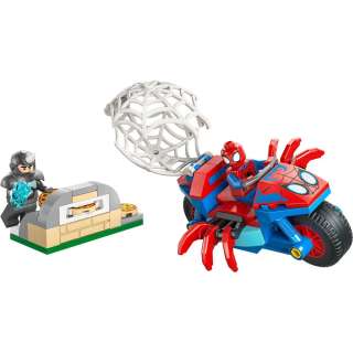 LEGO MARVEL SPIDEY ON HIS MOTORCYCLE VS ENEMY 