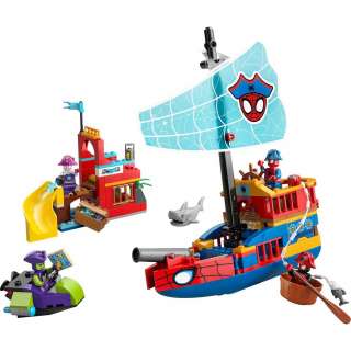 LEGO MARVEL TEAM SPIDEY PIRATE SHIP 