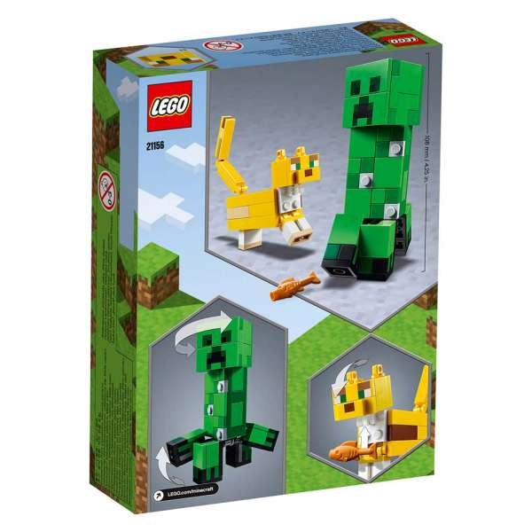 LEGO MINECRAFT BIGFIG CREEPER I OCELOT 