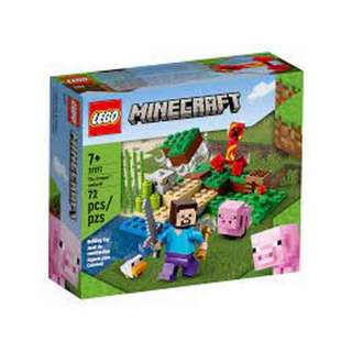 LEGO MINECRAFT ZASJEDA CREEPERA 