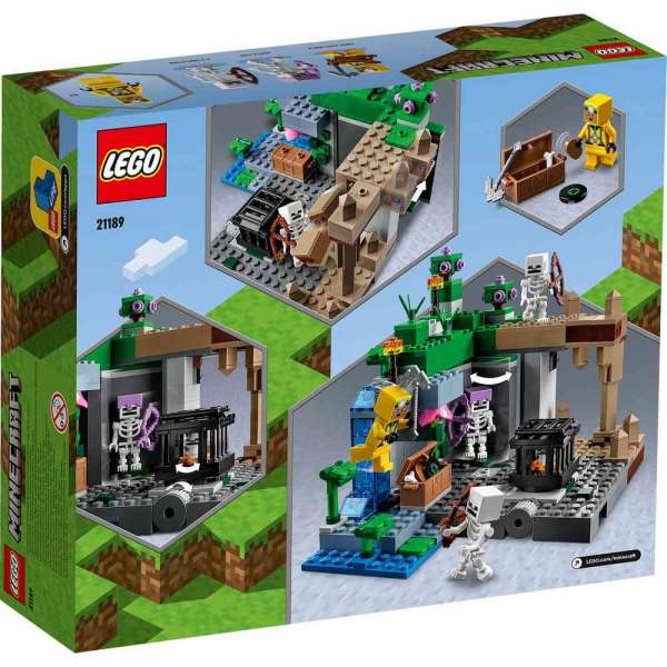 LEGO MINECRAFT TAMNICA SKELETA