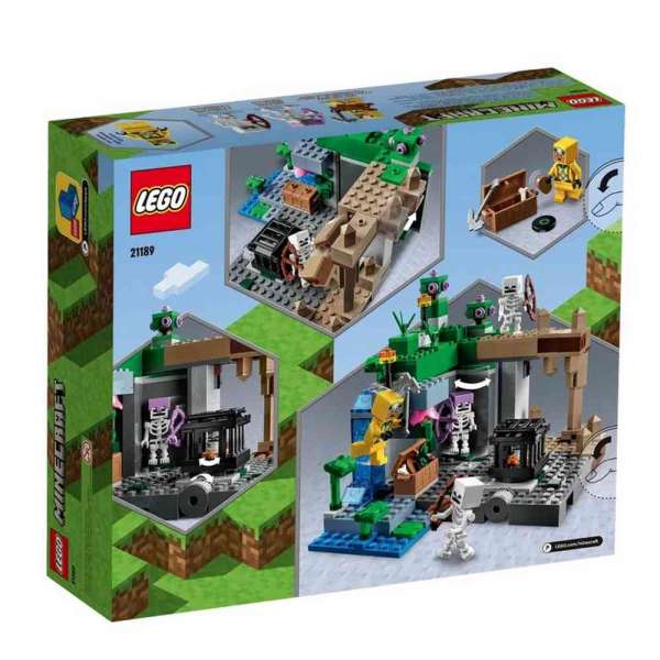 LEGO MINECRAFT TAMNICA SKELETA