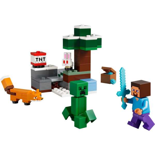 LEGO MINECRAFT STEVES TAIGA ADVENTURE 