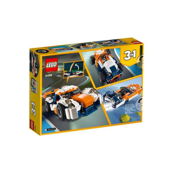 LEGO CREATOR TRKACI AUTO BOJE ZALASKA 