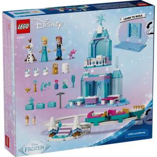 LEGO DISNEY PRINCESS ELZAS ICE CASTLE  AND  SNOW RIDE 
