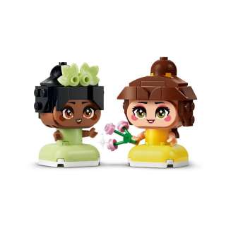 LEGO DISNEY PRINCESS MINI BELLE  AND  TIANA WITH CASTLE 
