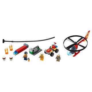 LEGO CITY FIRE VATROGASNI HELIKOPTER NA DJELU 