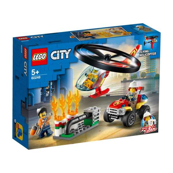 LEGO CITY FIRE VATROGASNI HELIKOPTER NA DJELU 
