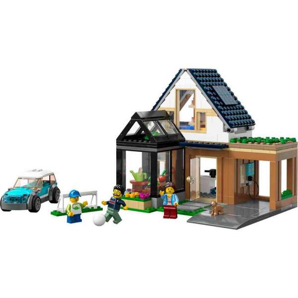 LEGO CITY PORODICNA KUCA I ELEKTRICNI AUTO