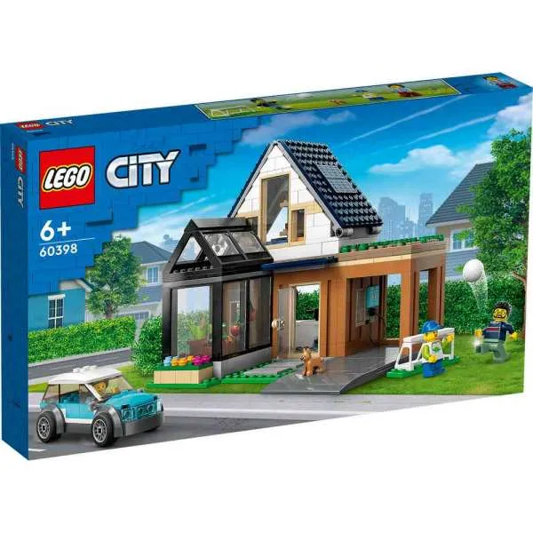LEGO CITY PORODICNA KUCA I ELEKTRICNI AUTO 