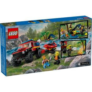 LEGO CITY 4X4 FIRE TRUCK WITH RESCUE B.. 