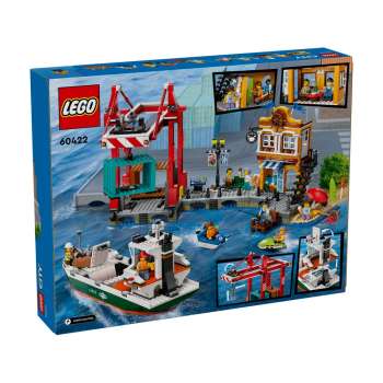 LEGO CITY SEASIDE HARBOR WITH CARGO SHIP 