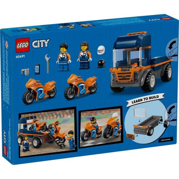 LEGO CITY MOTORCYCLE TRANSPORTER 