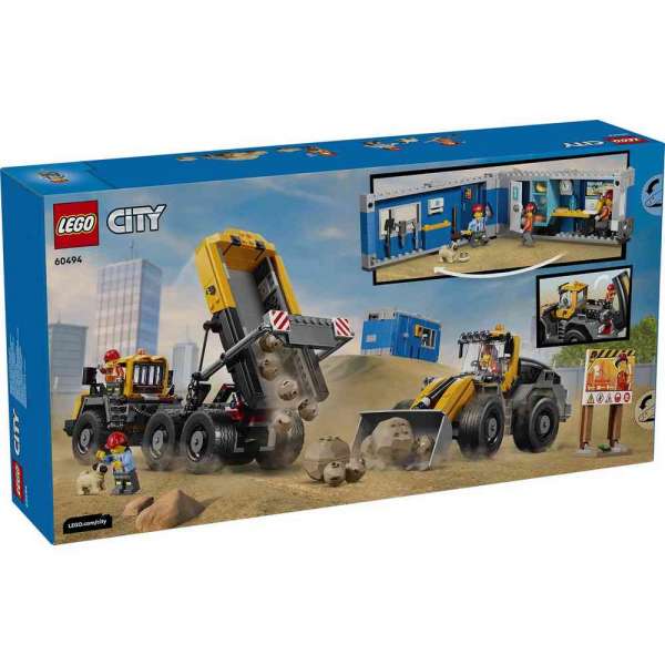 LEGO CITY DUMP TRUCKYANDYFRONT END LOADER 