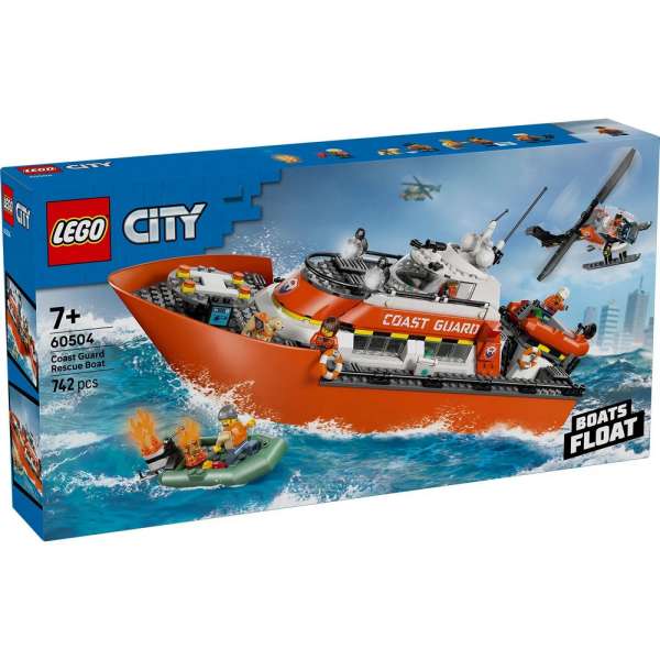 LEGO CITY COAST GUARD RESCUE BOAT  AND  HELICOPTER 