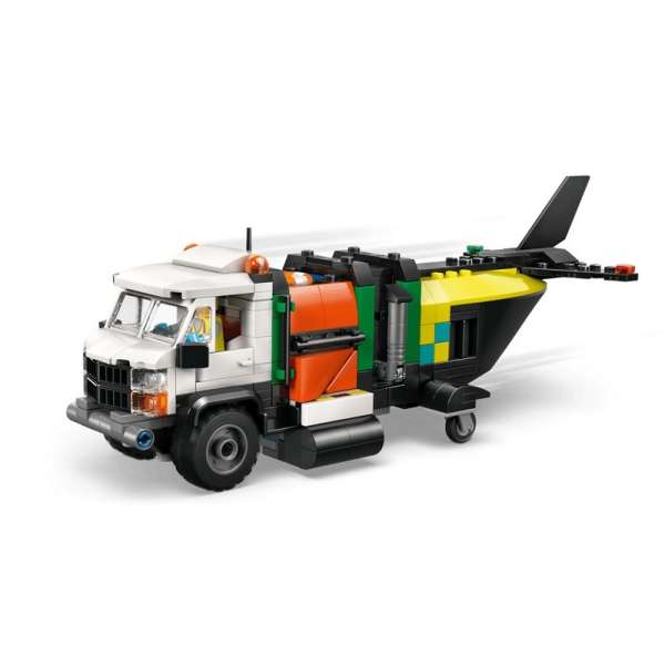 LEGO CITY AIRPLANE, SERVICE TRUCK  AND  HANGAR 