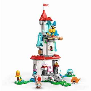 LEGO SUPER MARIO PEACH ODIJELO MACKE I ZALEDJENI TORANJ - KOMPLET ZA NADOGRADNJU