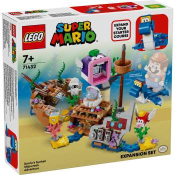 LEGO SUPER MARIO DORRIE'S SUNKEN SHIPWRECK AD.. 