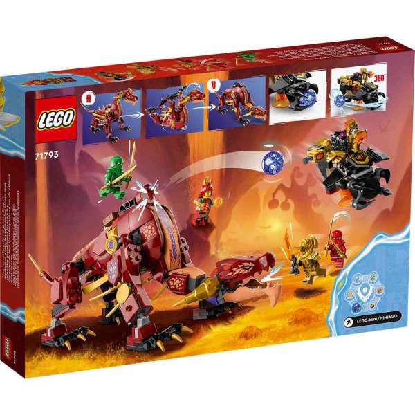 LEGO NINJAGO TRANSFORMACIJA LAVA ZMAJA