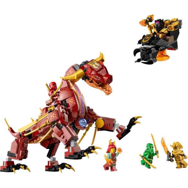 LEGO NINJAGO TRANSFORMACIJA LAVA ZMAJA