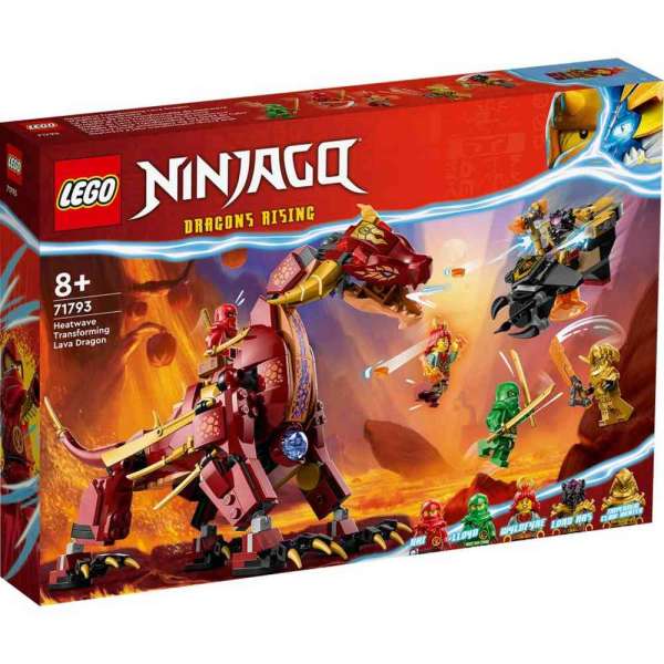 LEGO NINJAGO TRANSFORMACIJA LAVA ZMAJA