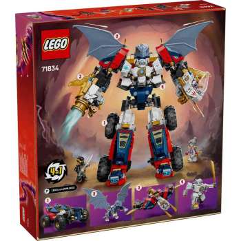 LEGO NINJAGO ZANES ULTRA COMBINER MECH 