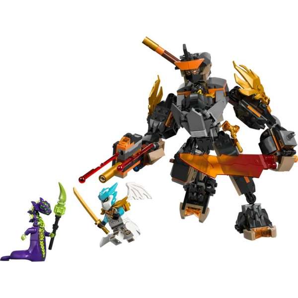 LEGO NINJAGO COLES MISSION MECH  AND  DRAGON 