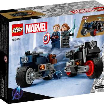 LEGO SUPER HEROES CRNA UDOVICA I CAPETAN AMERIKA MOTORCIKL 