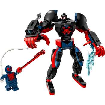 LEGO SUPER HEROES MARVEL MILES MORALES MECH VS SPIDERMAN 