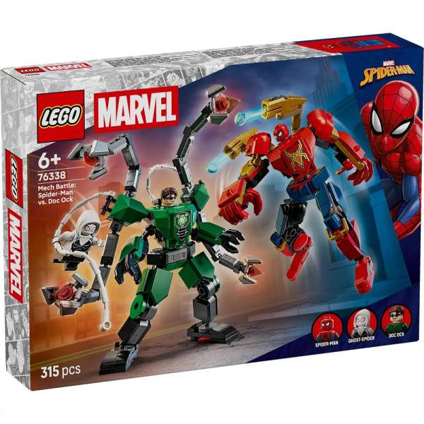 LEGO SUPER HEROES MARVEL MECH BATTLE SPIDERMAN VS ENEMY 
