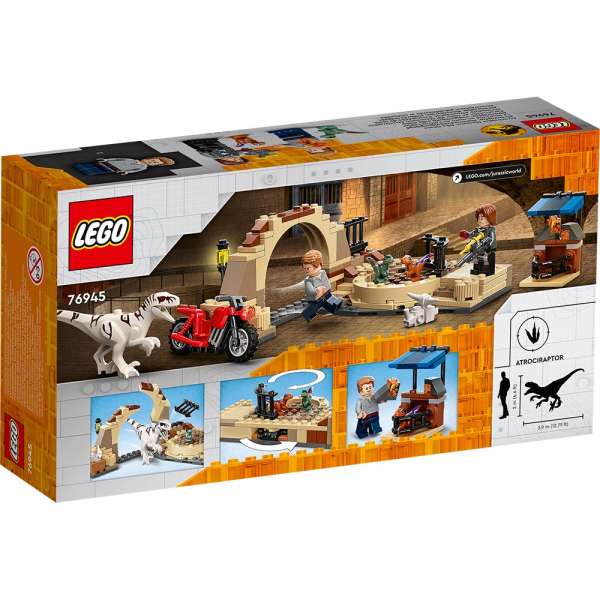 LEGO JURASSIC WORLD Atrociraptor: Potjera motorom