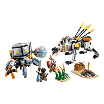 LEGO HORIZON ALOY AND VARL VS SHELL-WALKER AND SAWTOOTH 