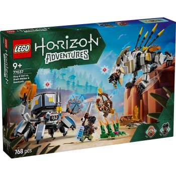 LEGO HORIZON ALOY AND VARL VS SHELL-WALKER AND SAWTOOTH 