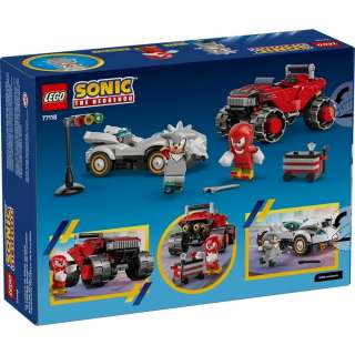 LEGO SONIC SILVERS CAR VS KNUCKLES MECH 