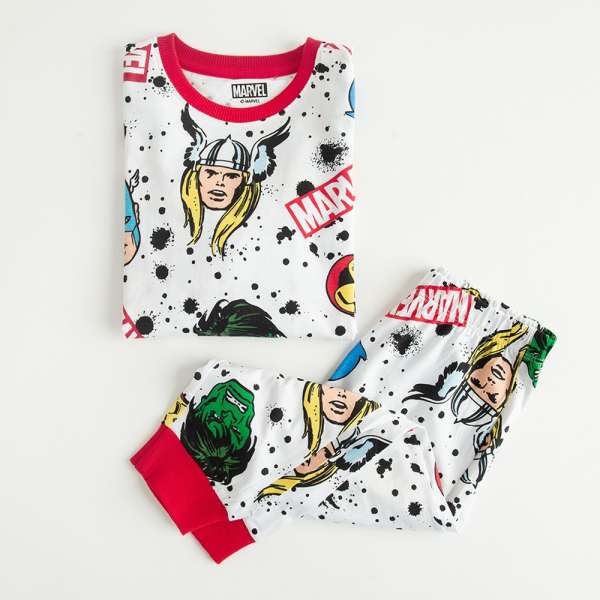 COOL CLUB PIDZAMA MARVEL MARVEL WHITE 