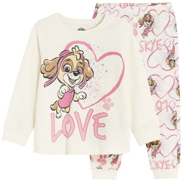 COOL CLUB PAW PATROL PIDZAMA WHITE 