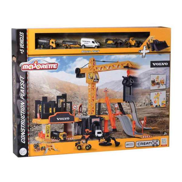 MAJORETTE CREATIX GRA?EVINSKI VOLVO SET